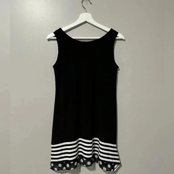 Joseph Ribkoff Sleeveless Layered Hem Tunic - Picture 7 of 8